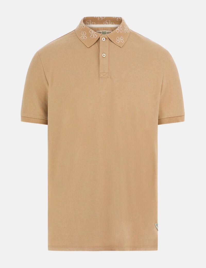 Logo collar polo shirt