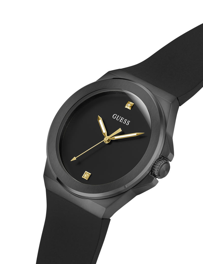 Mens Black Analog Watch