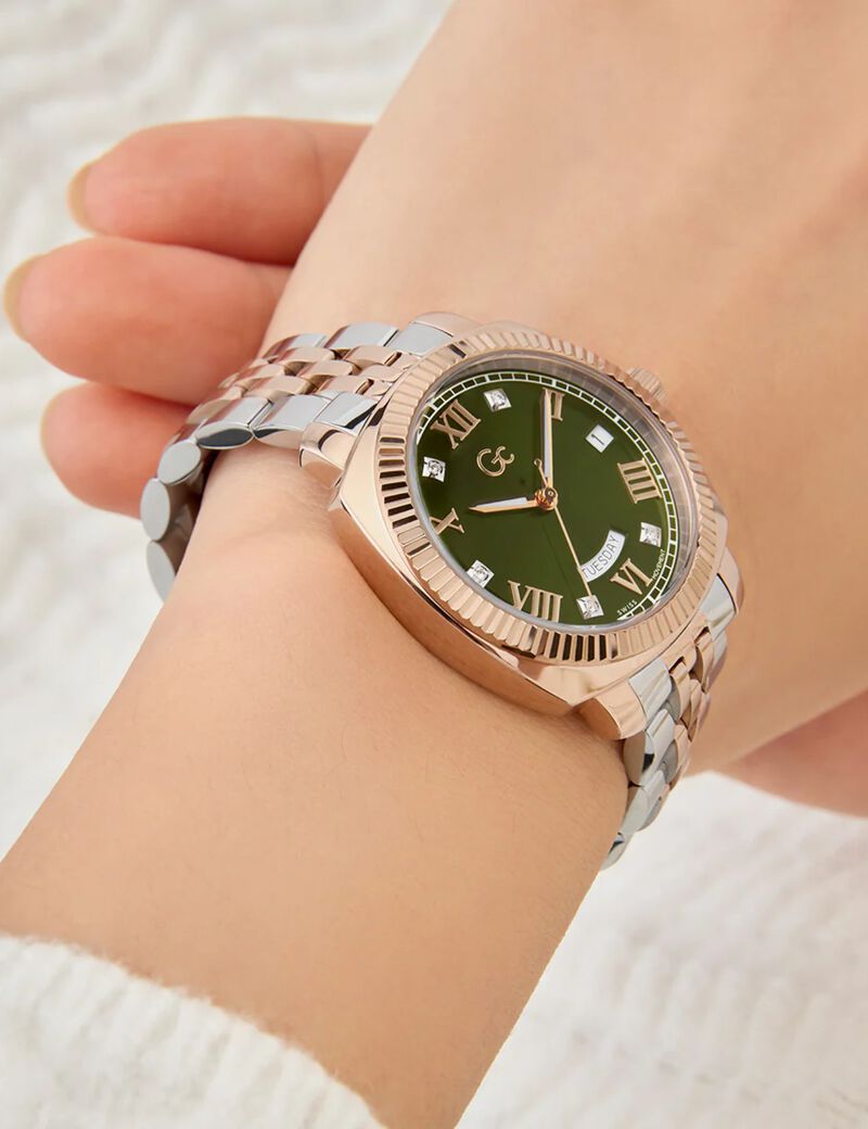 Gc Flair Coussin Lady mid size metal watch