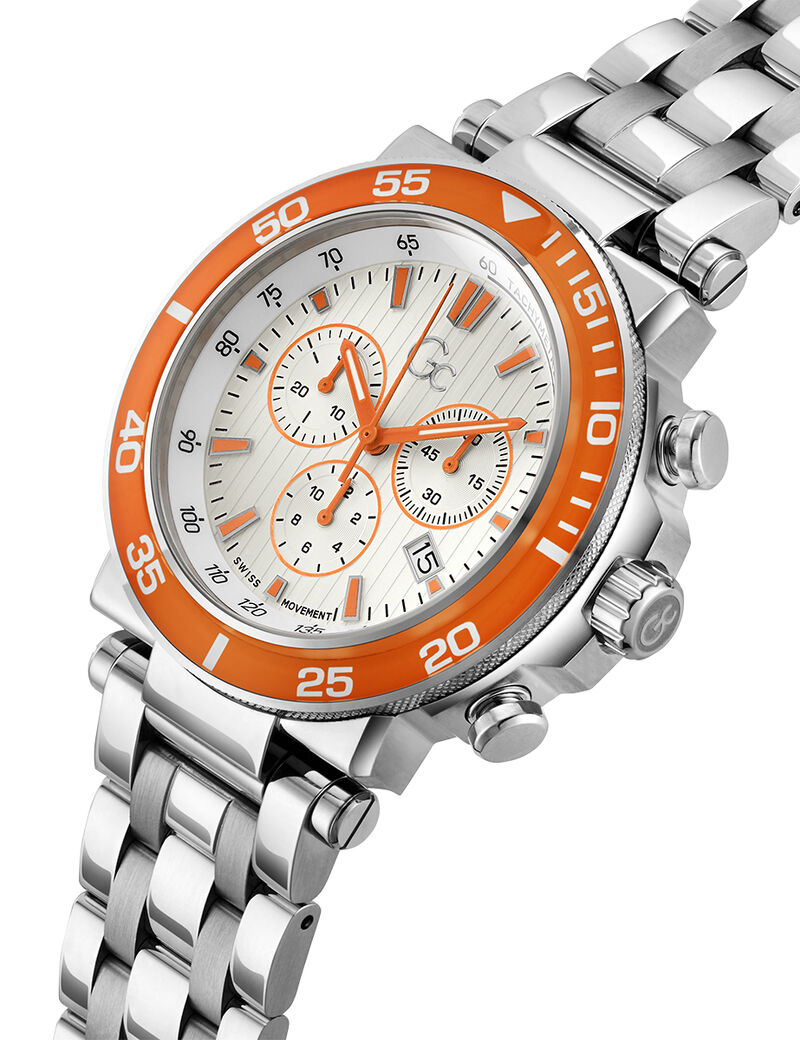 guess gc one sport chrono metal