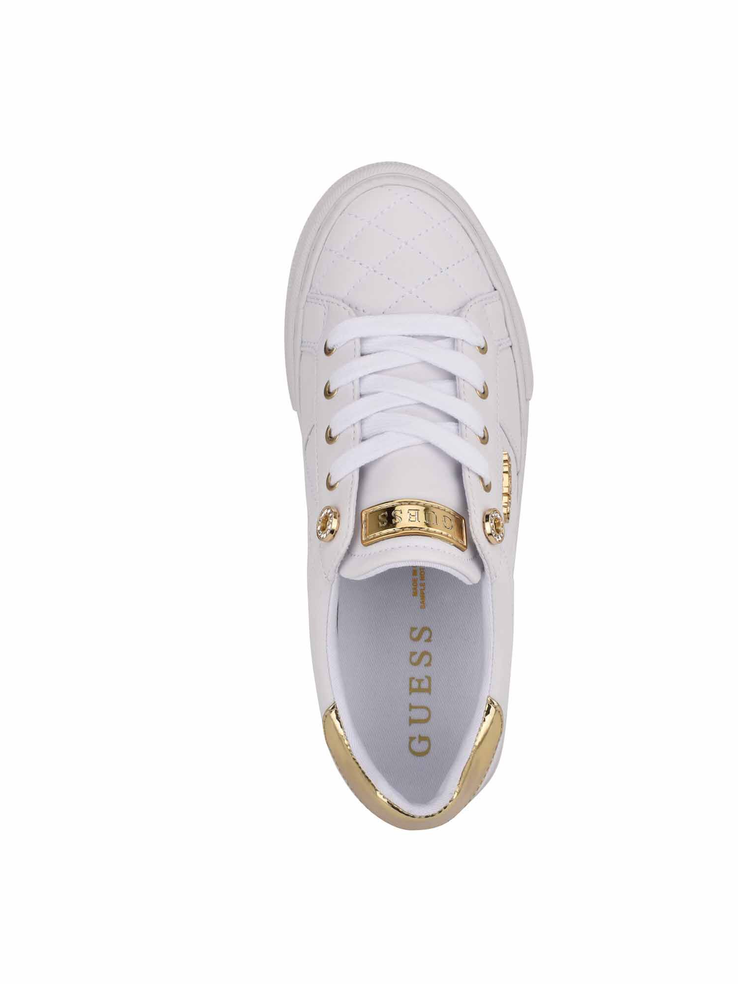 Shop GUESS Online Loven Quilted Sneakers