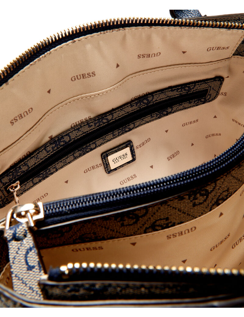 guess noelle satchel bag