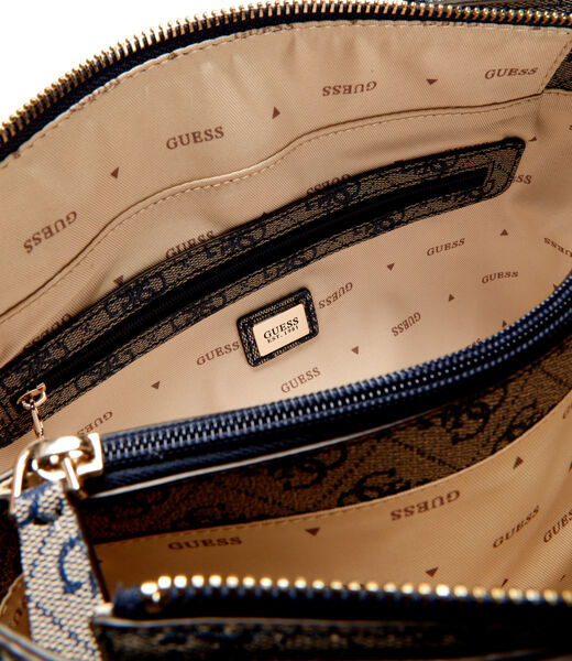 guess noelle satchel bag