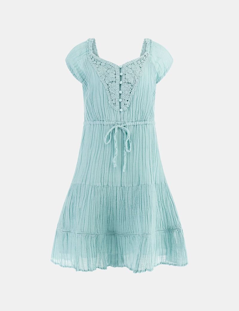 A-line gauze dress
