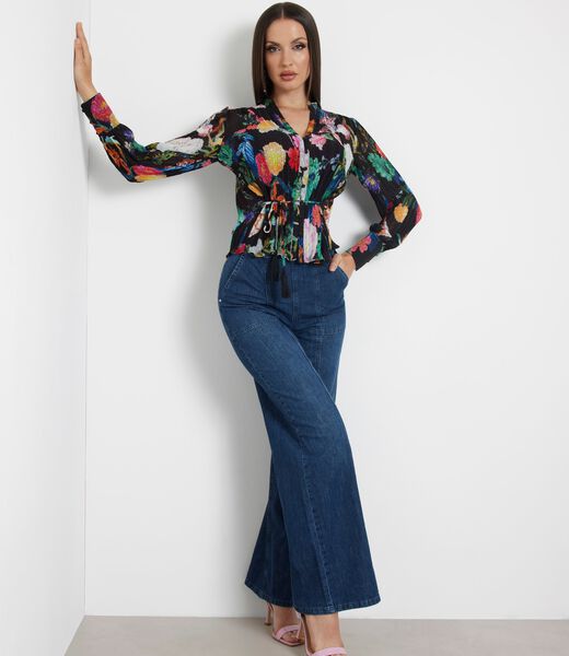 Pleated blouse