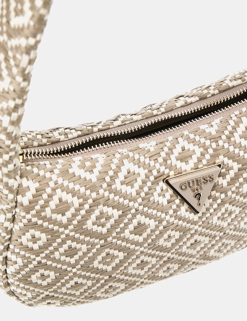 Rianee raffia shoulder bag