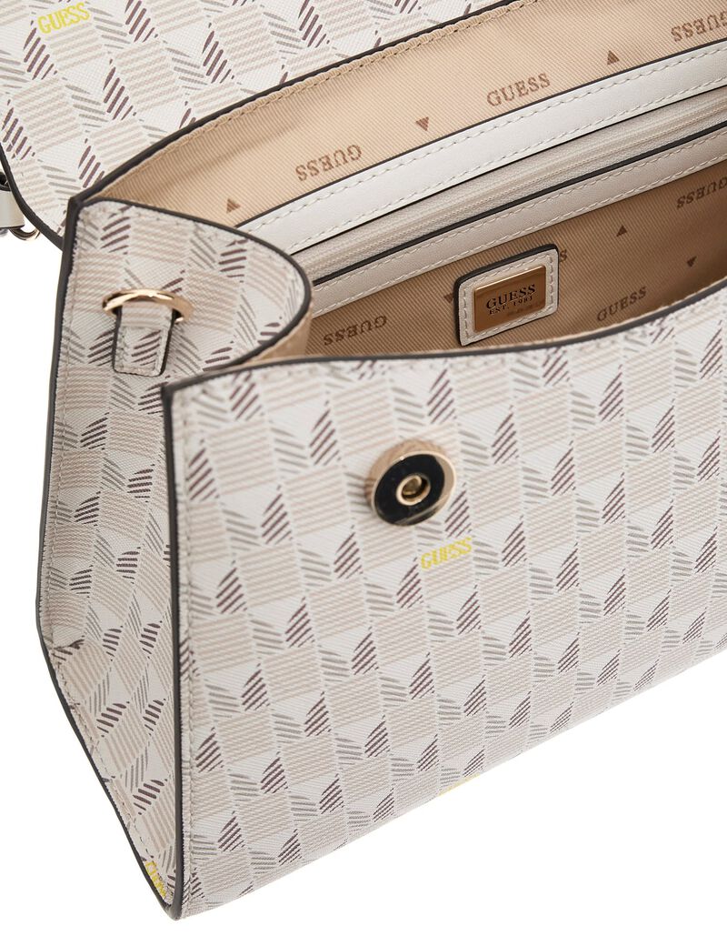 G Wave geometric-print handbag