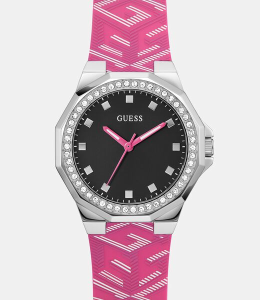 Analogue watch with G Cube logo detail