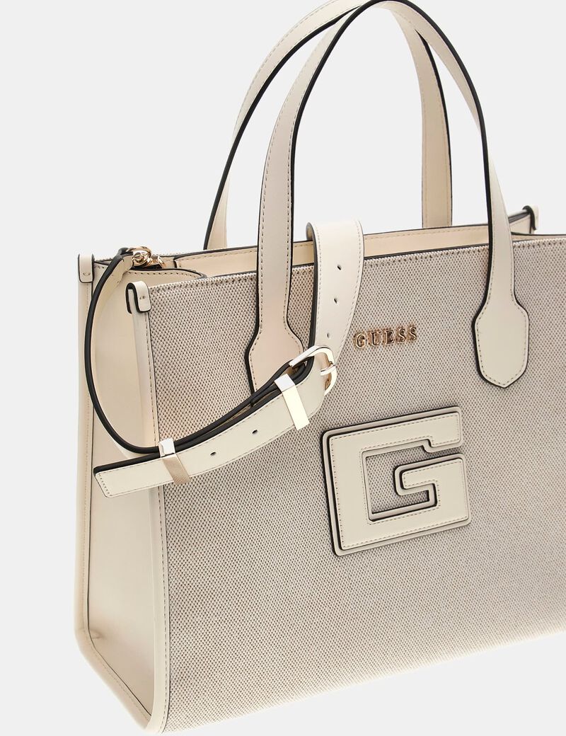 G Status logo-script detail handbag
