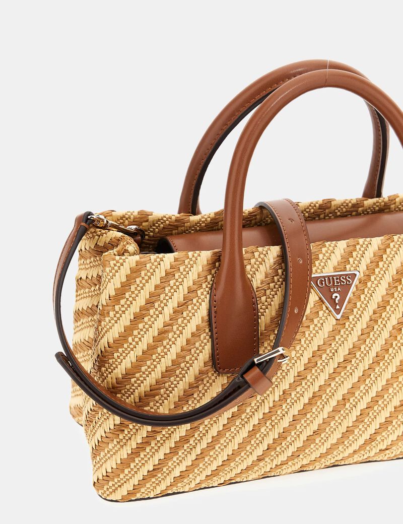 Simona raffia handbag