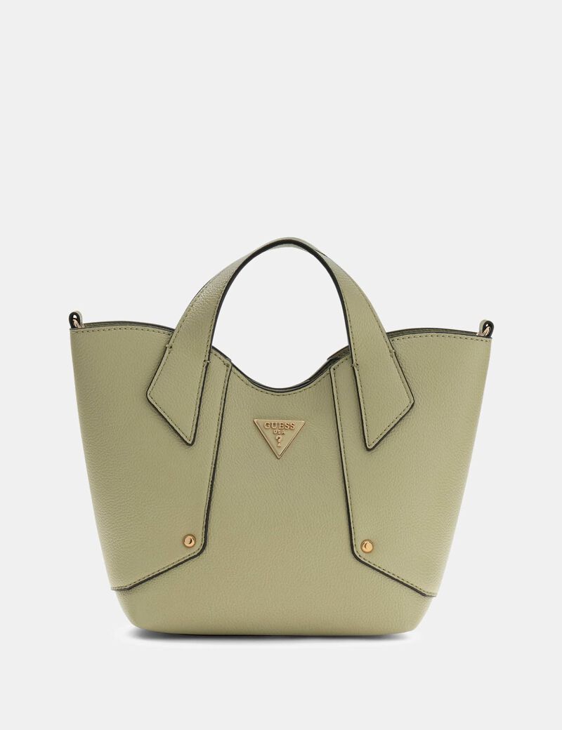 guess darcy logo mini handbag