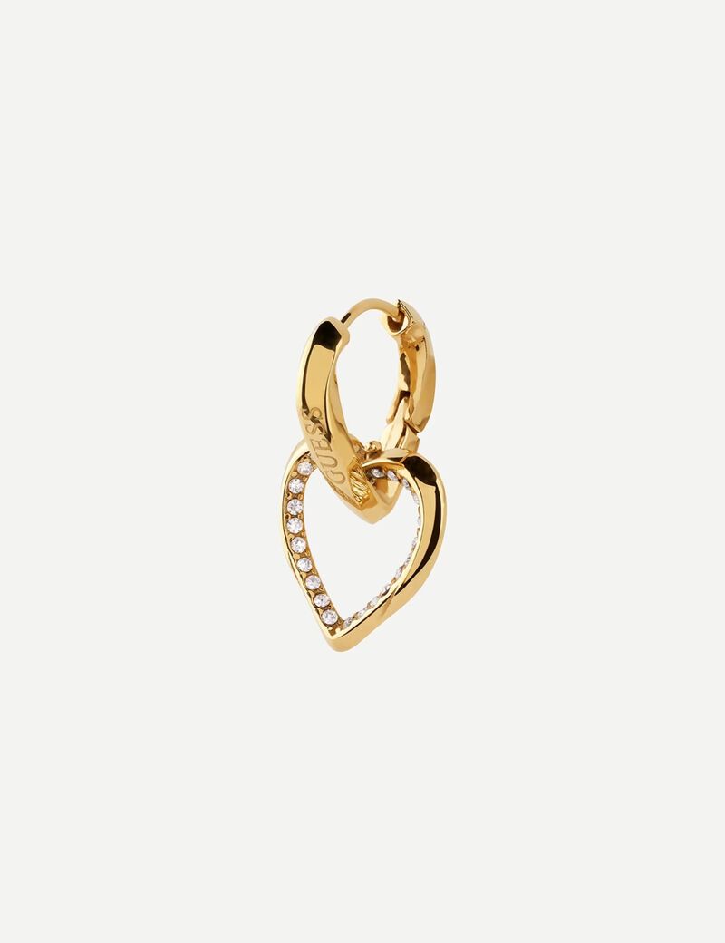 25Mm Mon Amour Two Hearts Earr