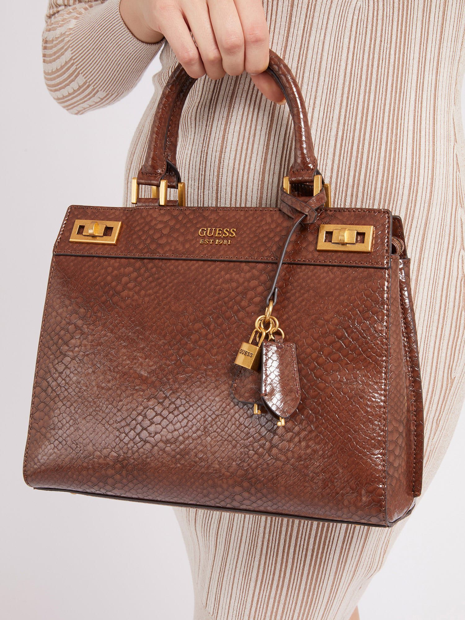 Guess katey luxury satchel deals