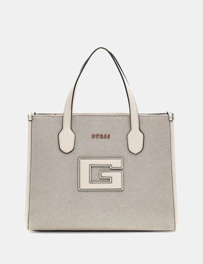 G Status logo-script detail handbag