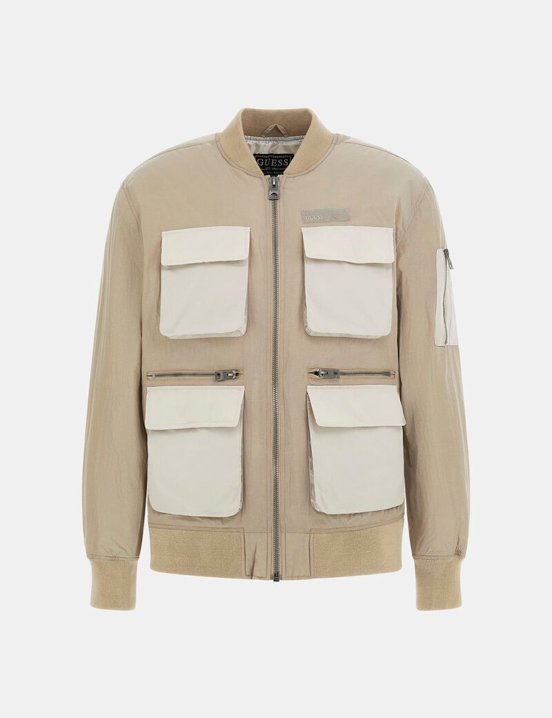 Zip-up technical jacket