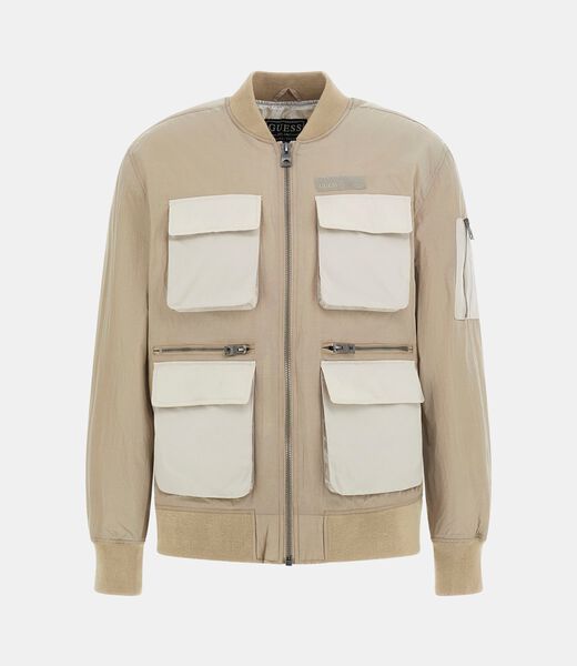 Zip-up technical jacket