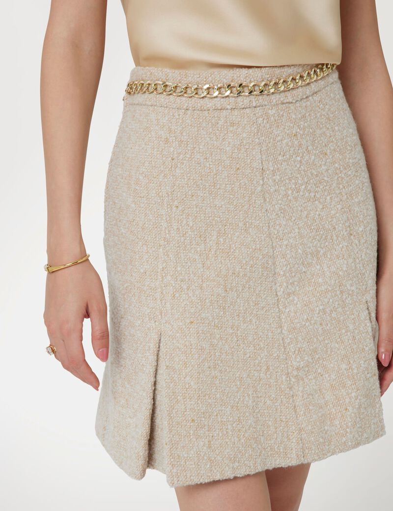 Marciano tweed mini skirt
