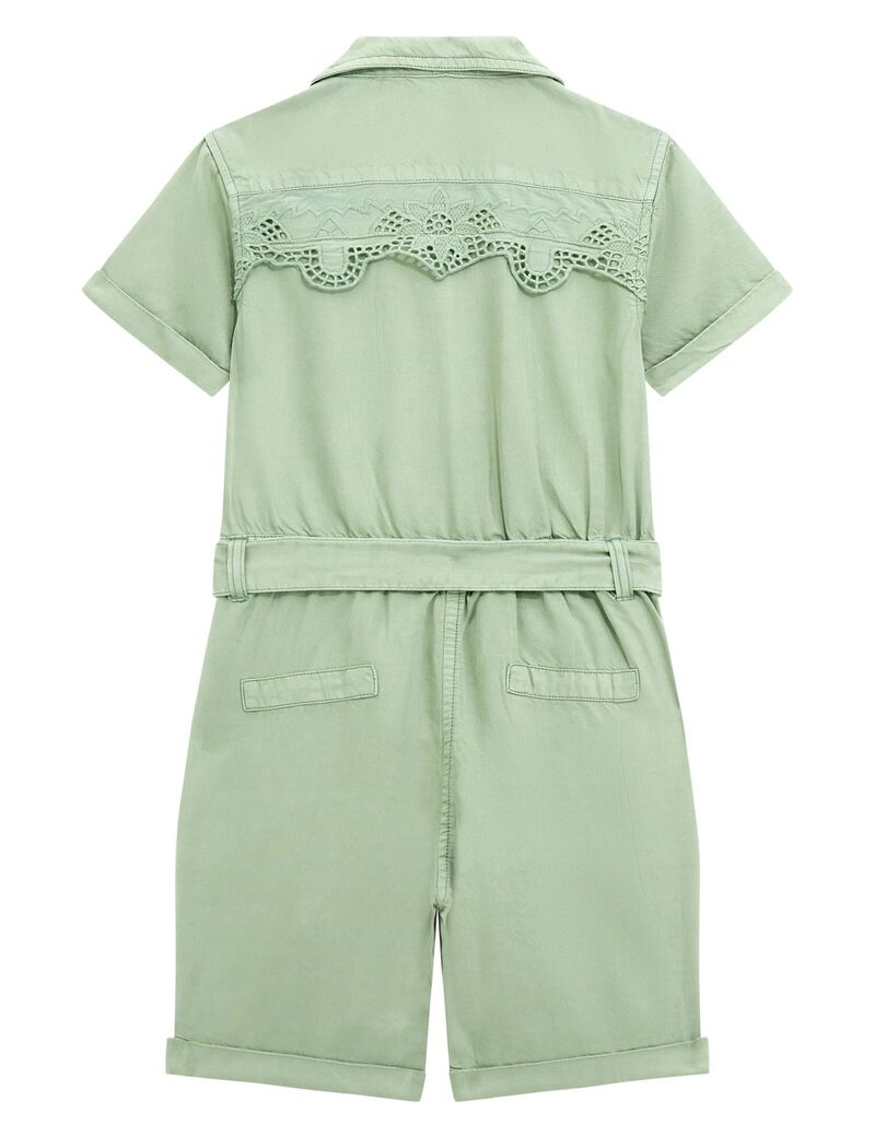 Embroidered romper