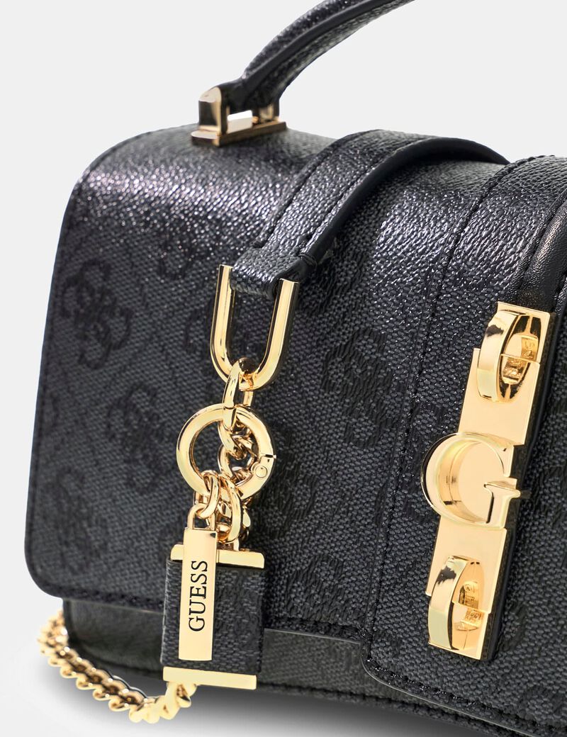 guess yvonne logo mini crossbody bag