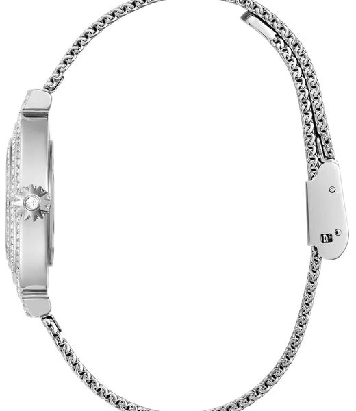 Silver-tone Mesh Analog Watch