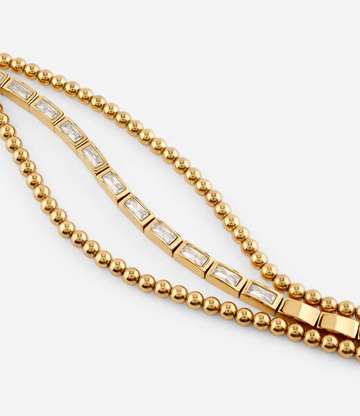 Golden globes necklace