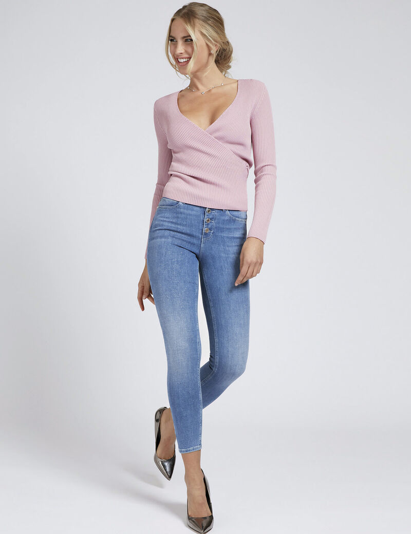 Glitter Skinny Fit Denim Pant