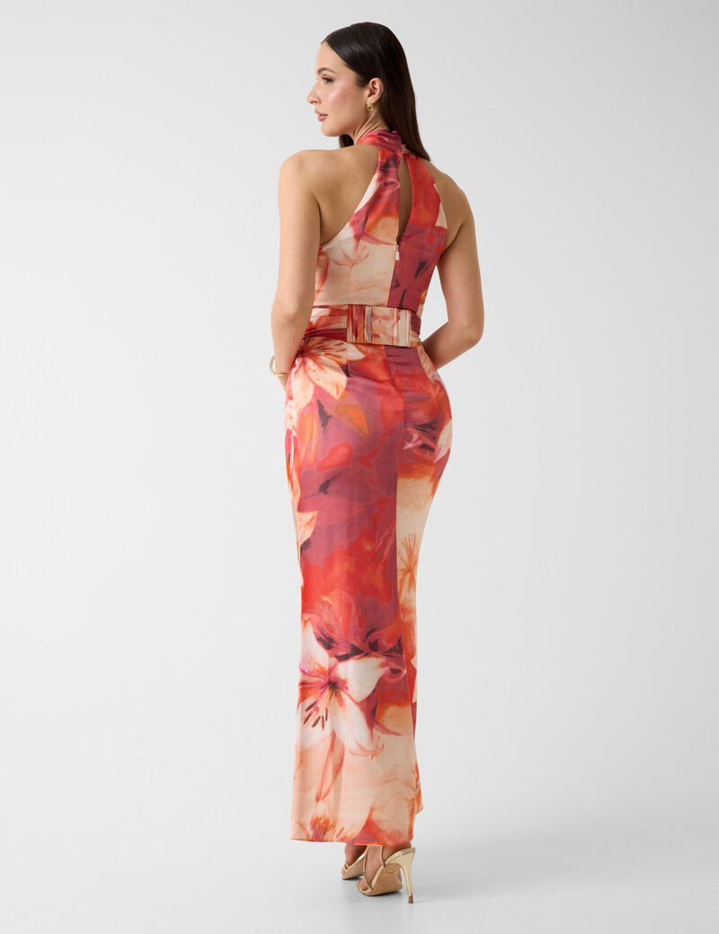 Marciano floral print long dress