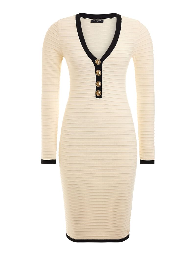 Marciano Striped Sweater Dress