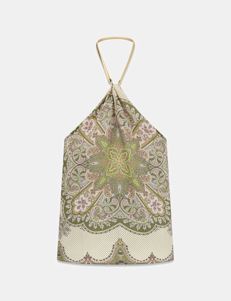 guess marciano printed top