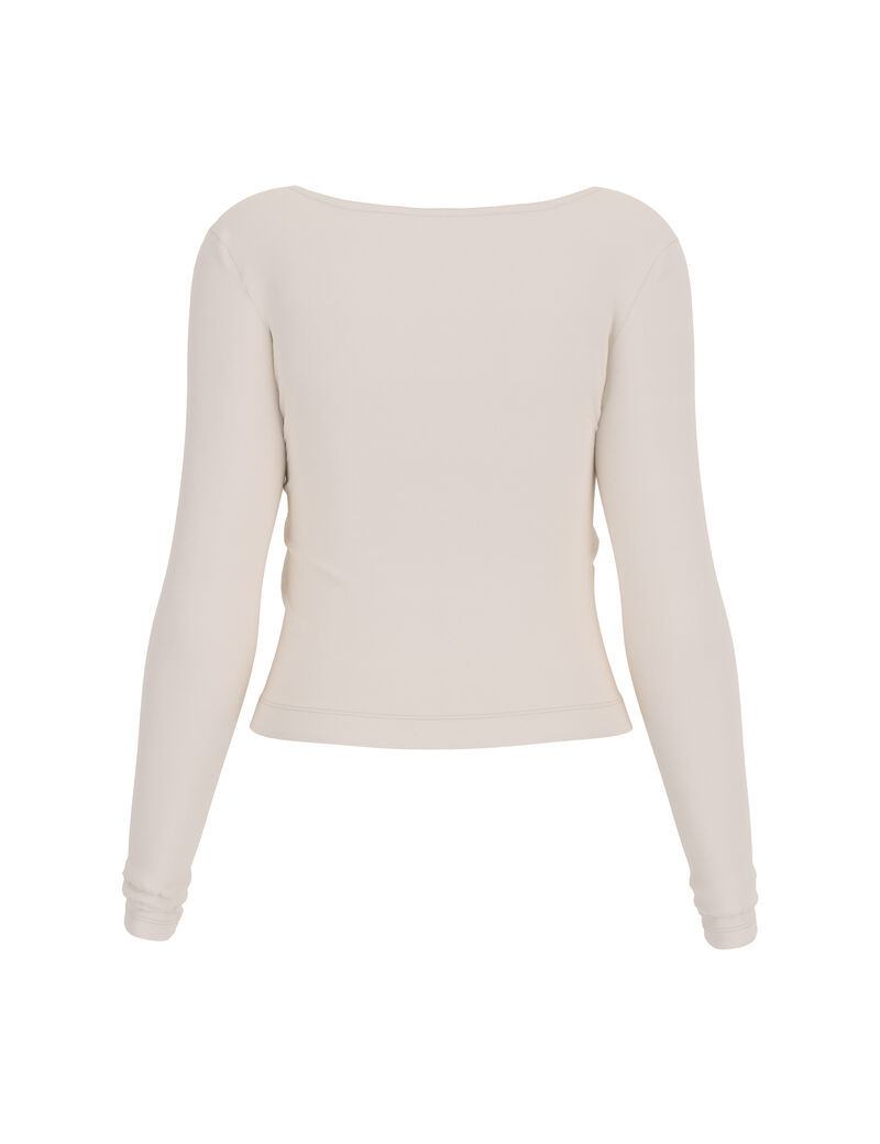 Francie long sleeve knit top