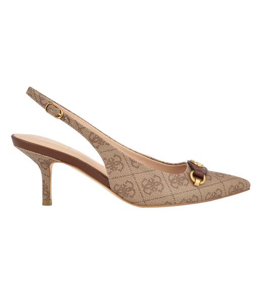 Logo Heel Sandals