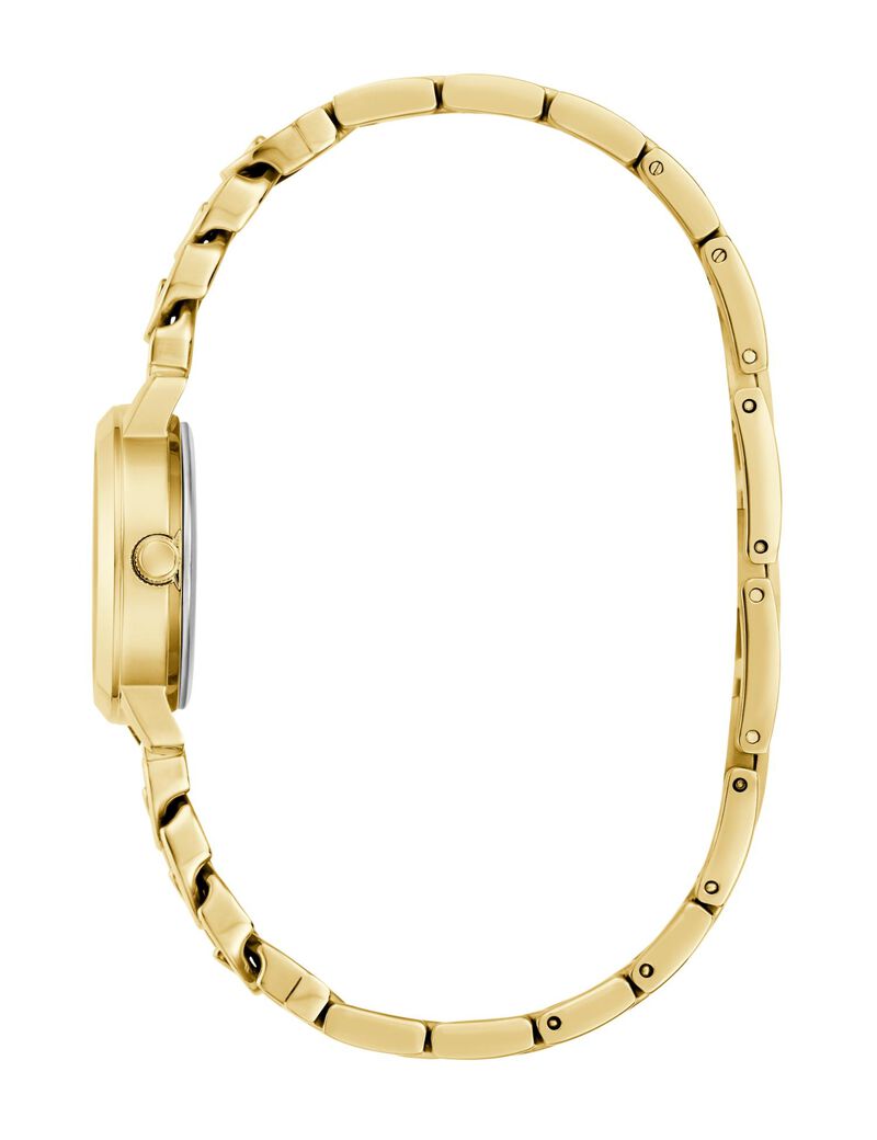 guess ladies gold tone analog watch