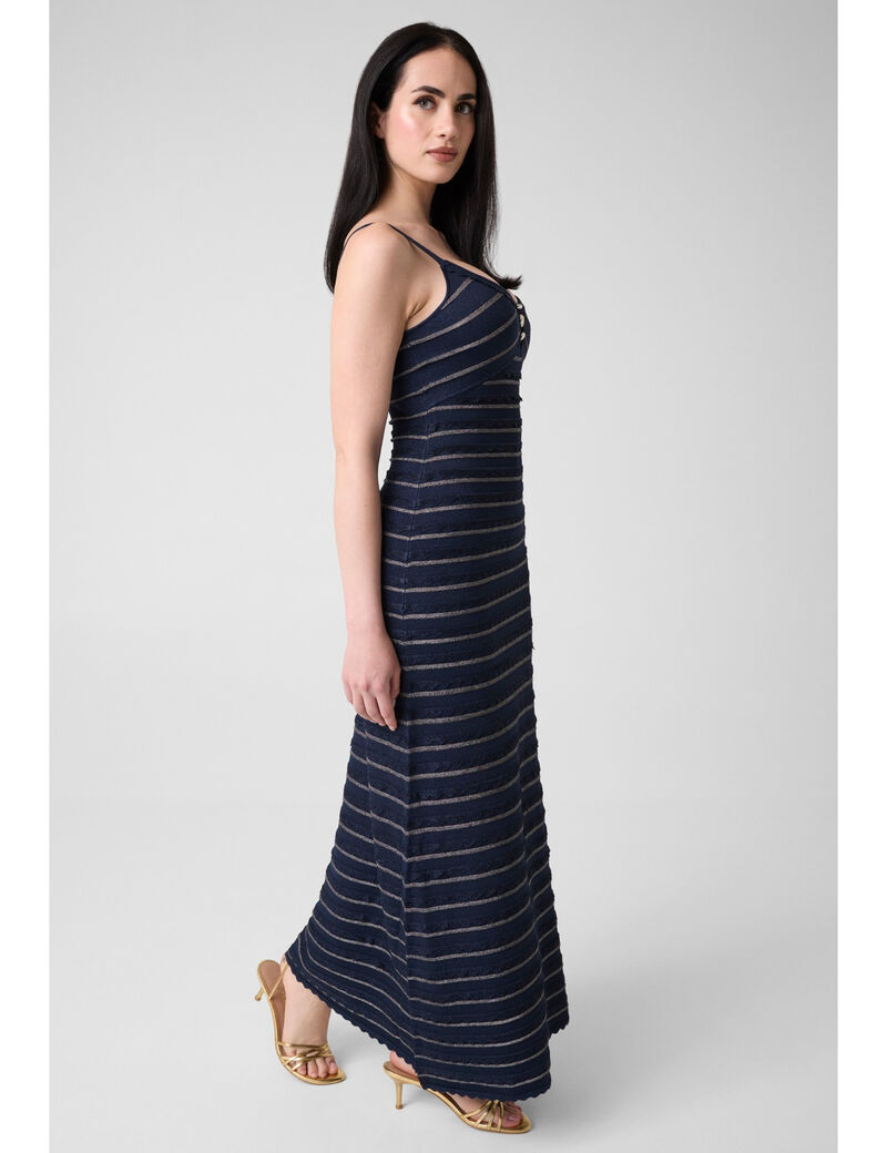 guess lurex long dress