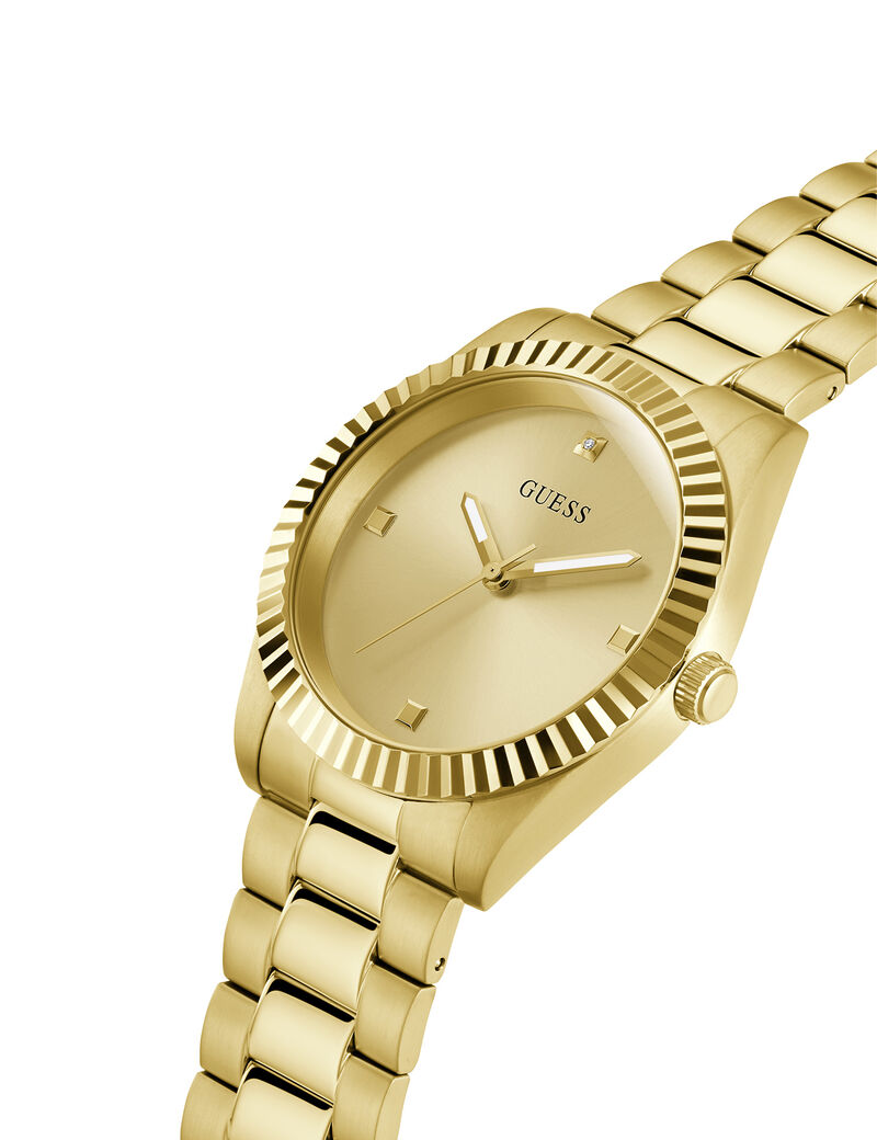 Gold Tone Analog Watch