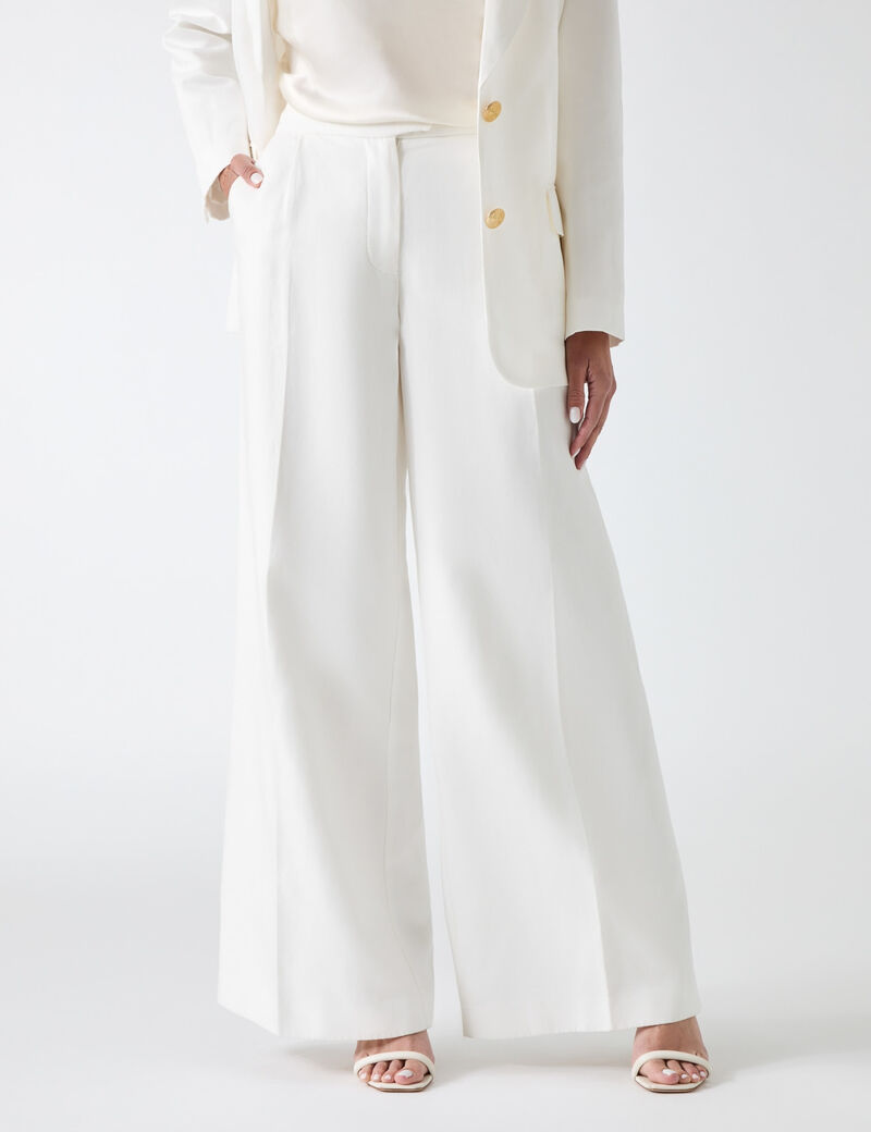 Marciano linen-blend pants