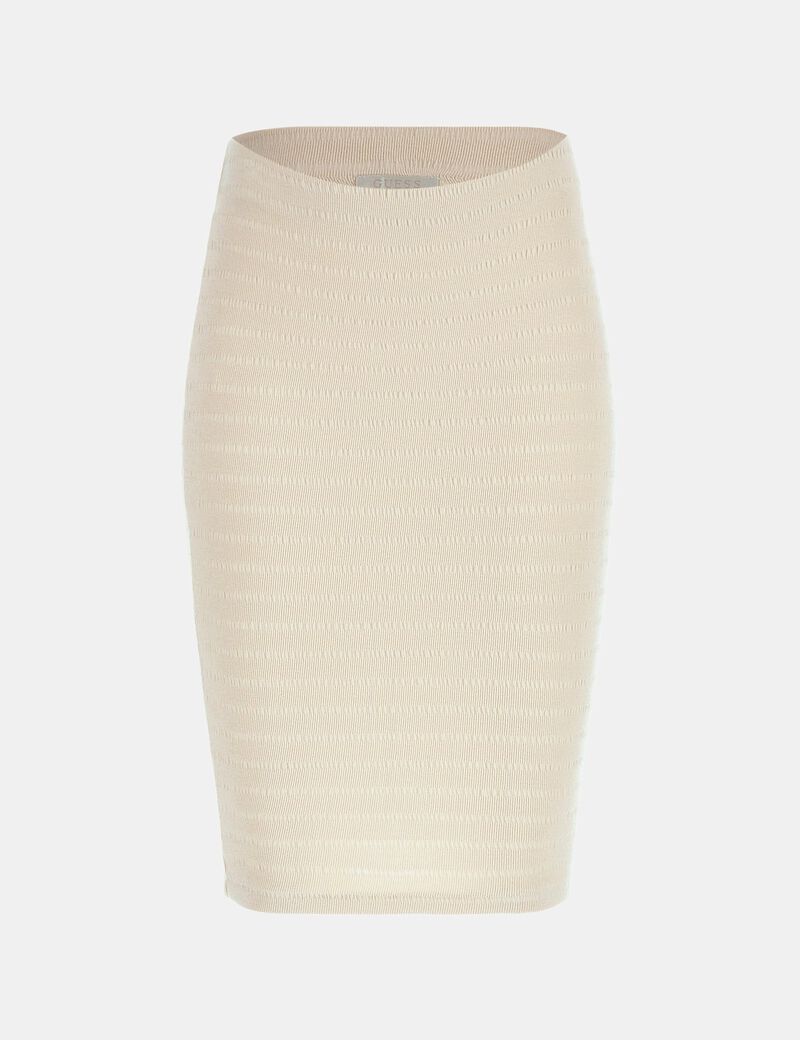 Denisa striped midi skirt
