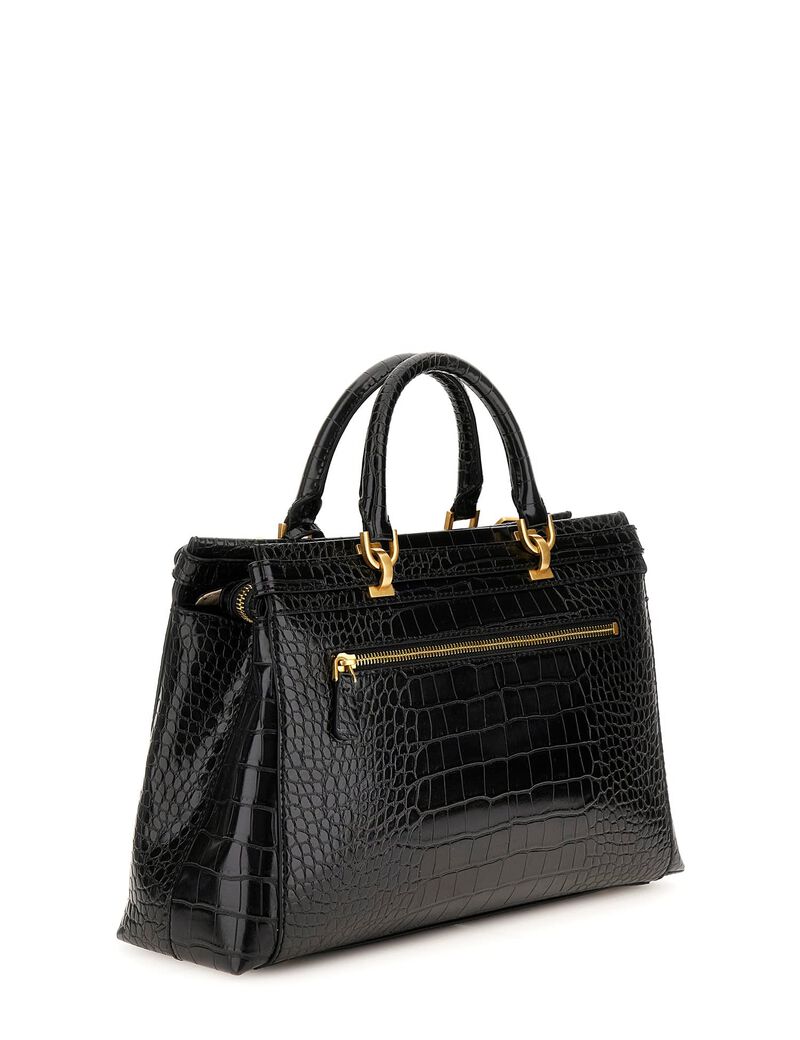 Sestri croc-print handbag