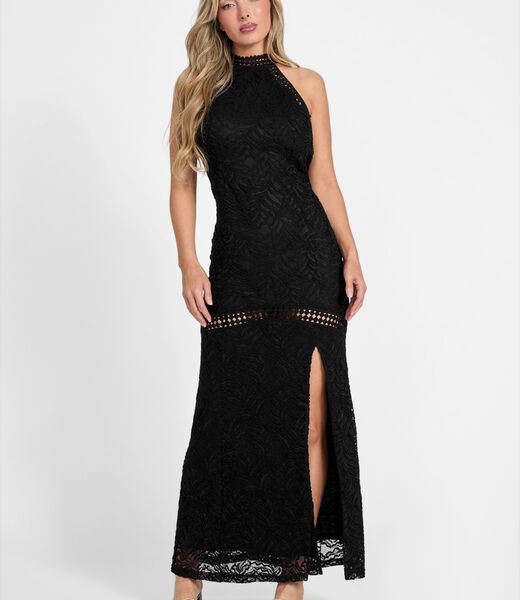 Bodycon lace maxi dress