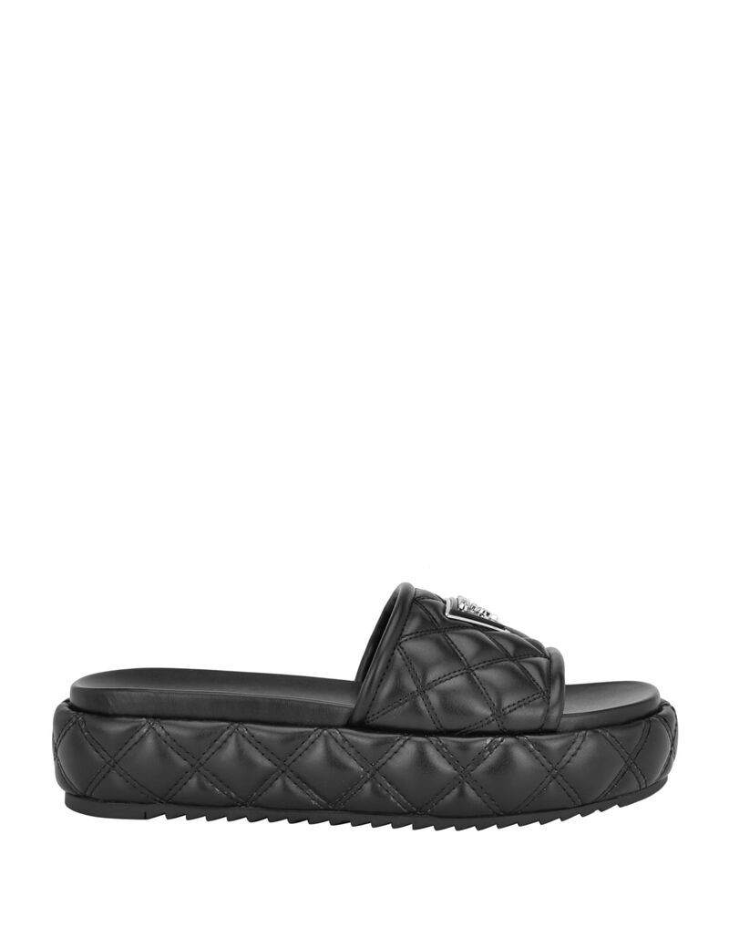 Longo Quilted Flatform Slides