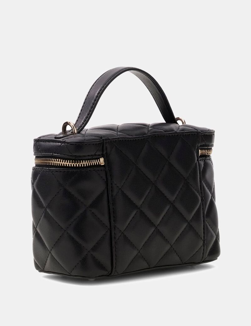 guess juliet quilted canister bag