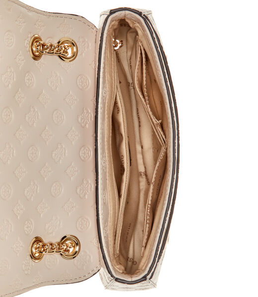 Arlena logo convertible crossbody flap