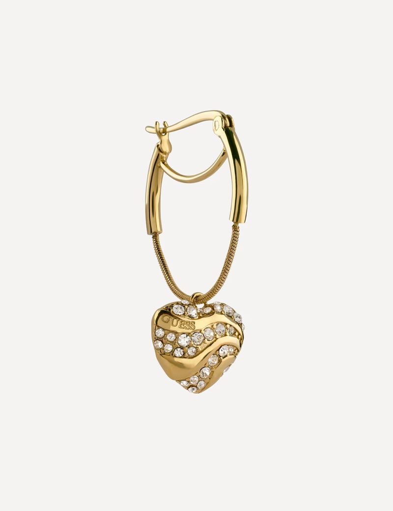 23Mm Heart Waves Hoops
