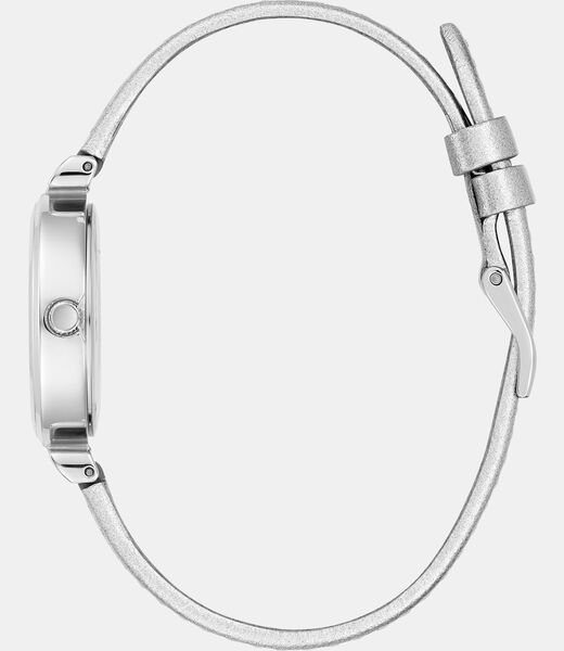 Metallic analogue watch