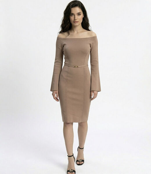 Marciano off-shoulder  midi dress