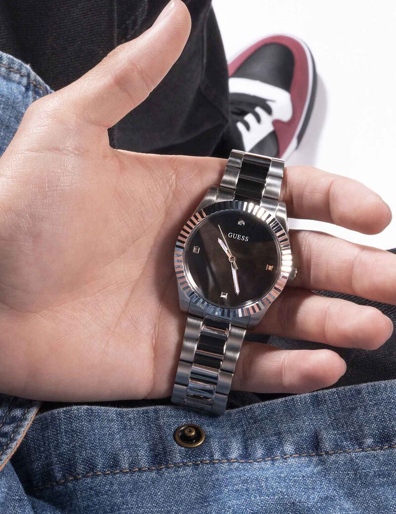 Silver-tone Analog Watch