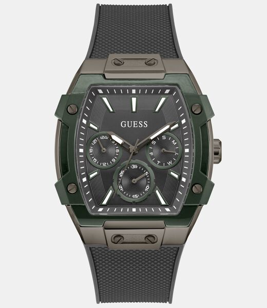 Mens Grey Gunmetal Multi-function Watch