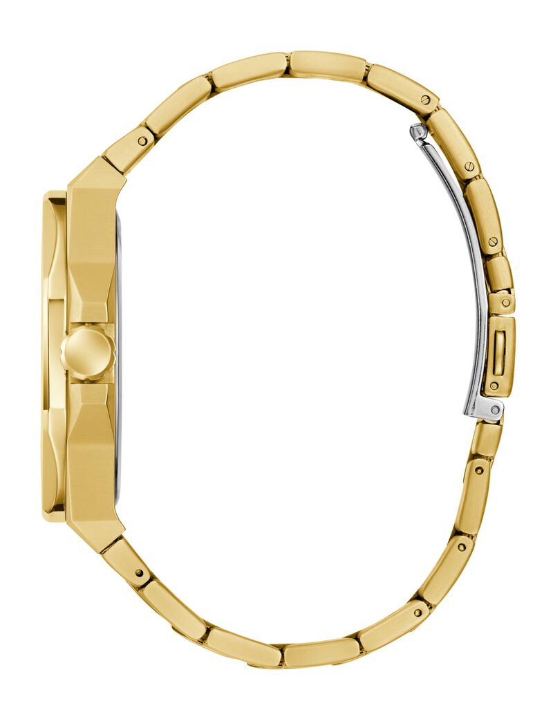 Mens Gold Tone Analog Watch