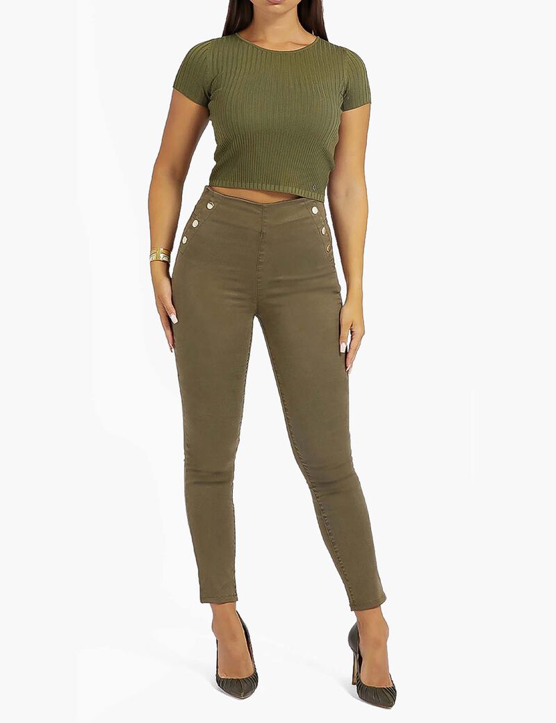 Viscose Blend Sweater Top