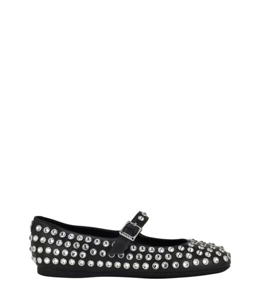 Embellished Mary Jane Ballet Flats