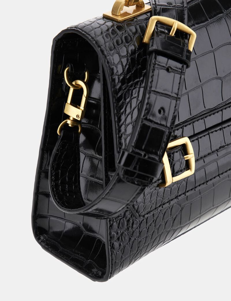 Sestri croc print handbag